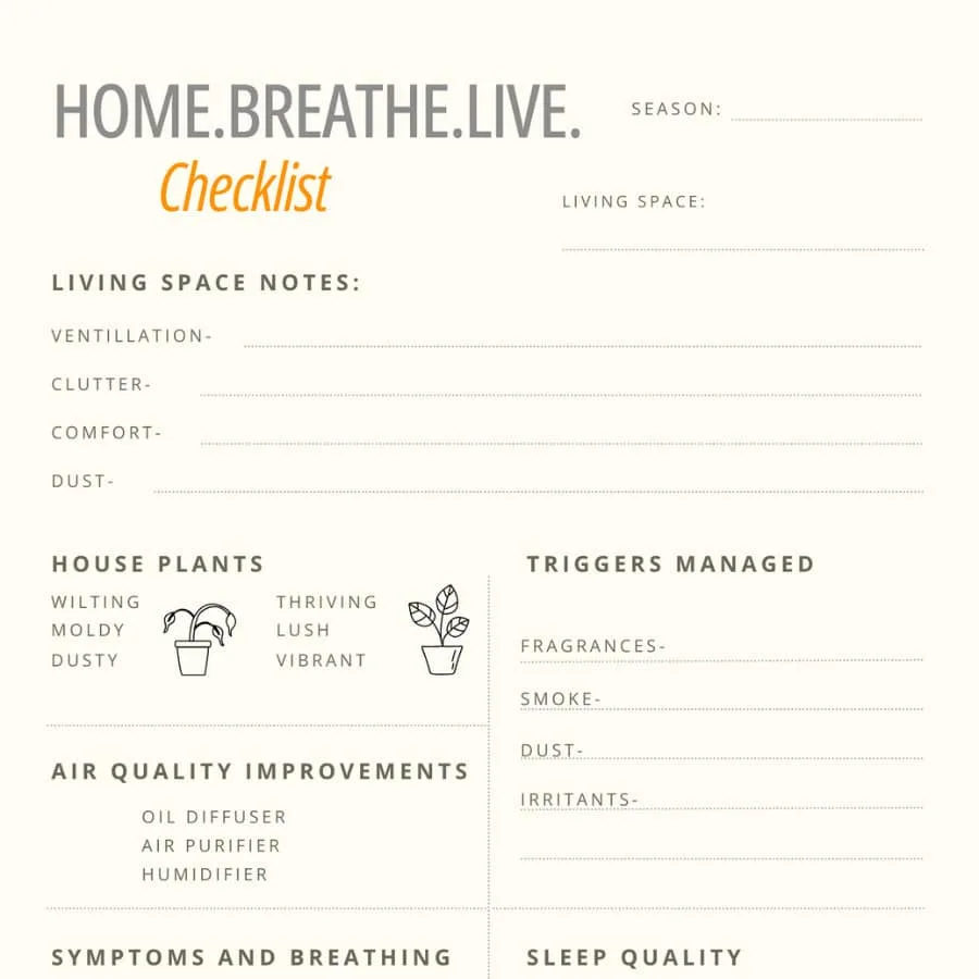 homepage checklist healthy home checklist